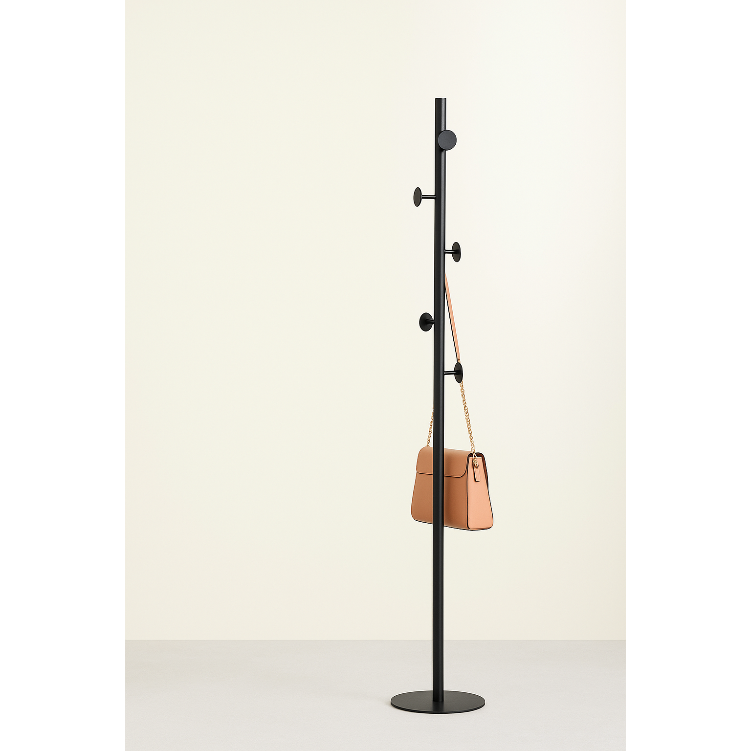 Black Metal Coat rack