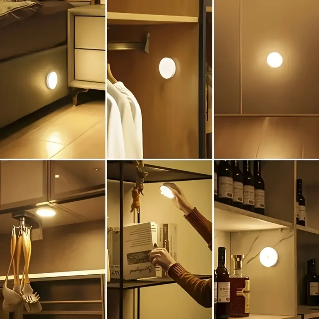 WHITE LAMP MOTION SENSOR RECHARGEABLE LIGHT