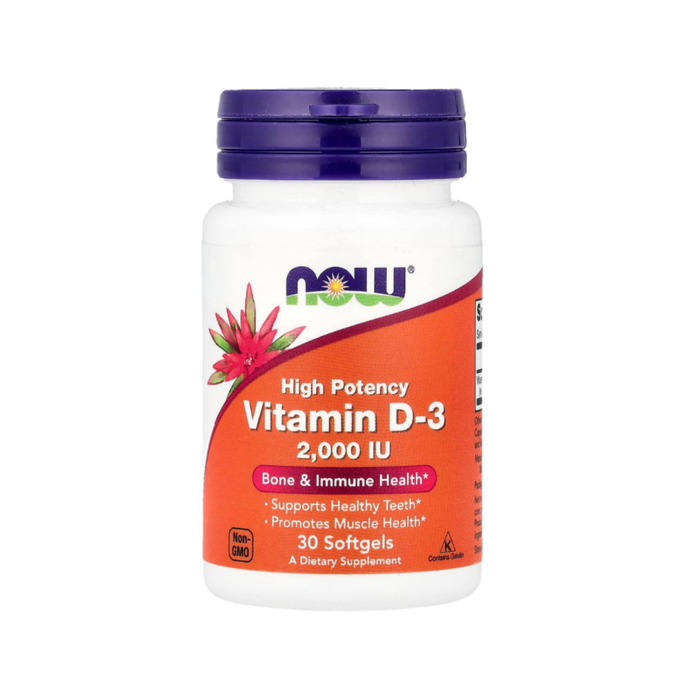 NOW Supplements, Vitamin D-3 2,000 IU, High Potency