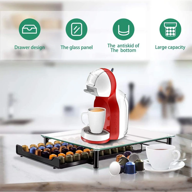 COFFEE CAPSULES ORGANIZER 60 CAPSULES
