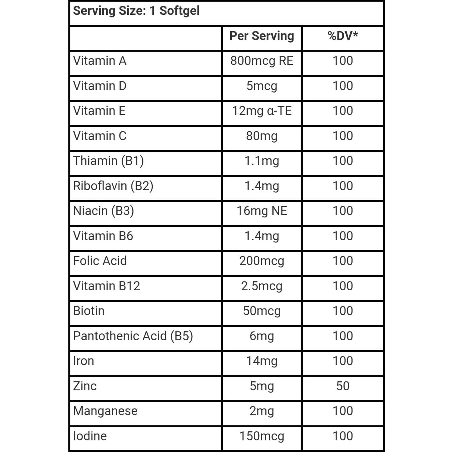 Multivitamins Sporter