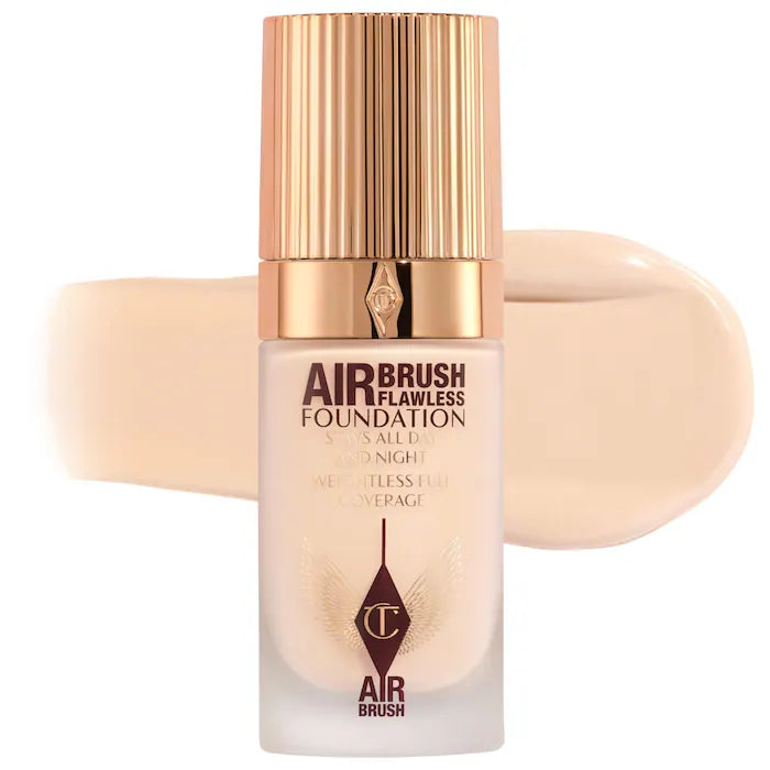 Charlotte Tilbury 
Airbrush Flawless Blurring & Matte Full Coverage Foundation.                   Color: 2 Neutral - fair with neutral undertones