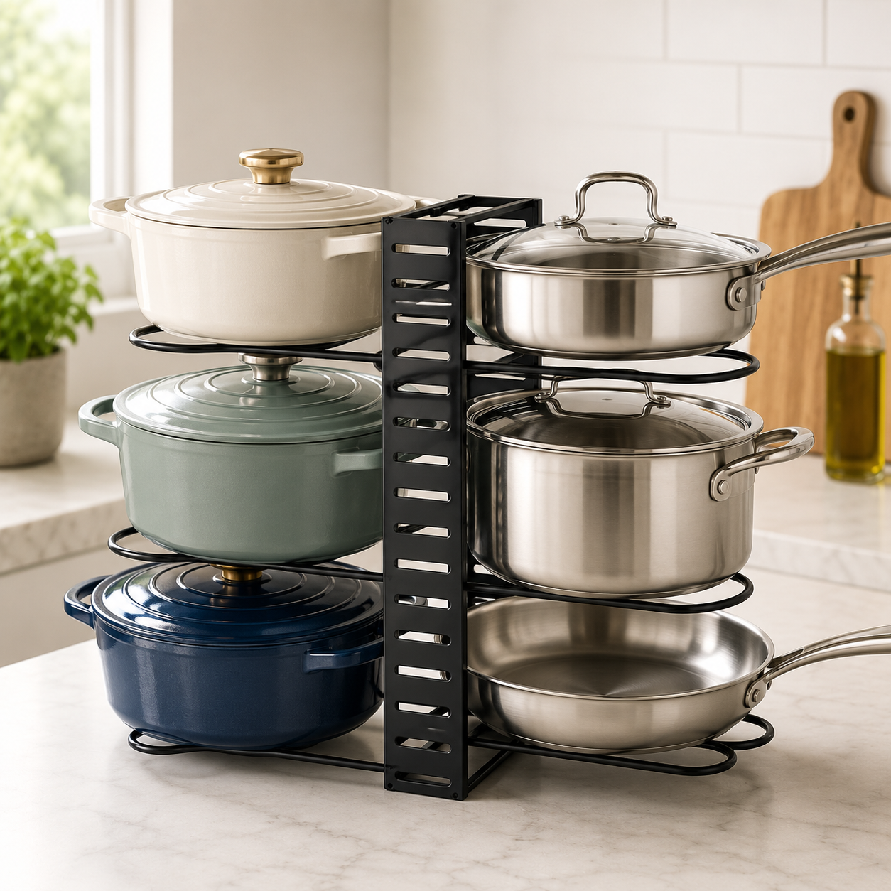 8 TIER KITCHEN  COOKWARE ORGANIZERS