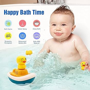 Electric Duck Boat Bath Toy - Medaid International