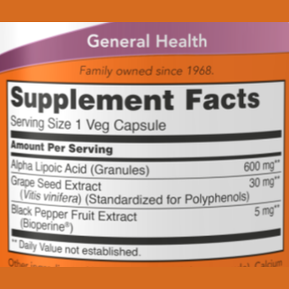 Alpha Lipoic Acid Now