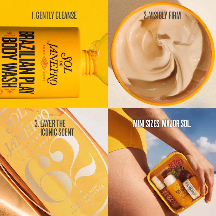 SOL DE JANEIRO BUM BUM JET SET-3pcs