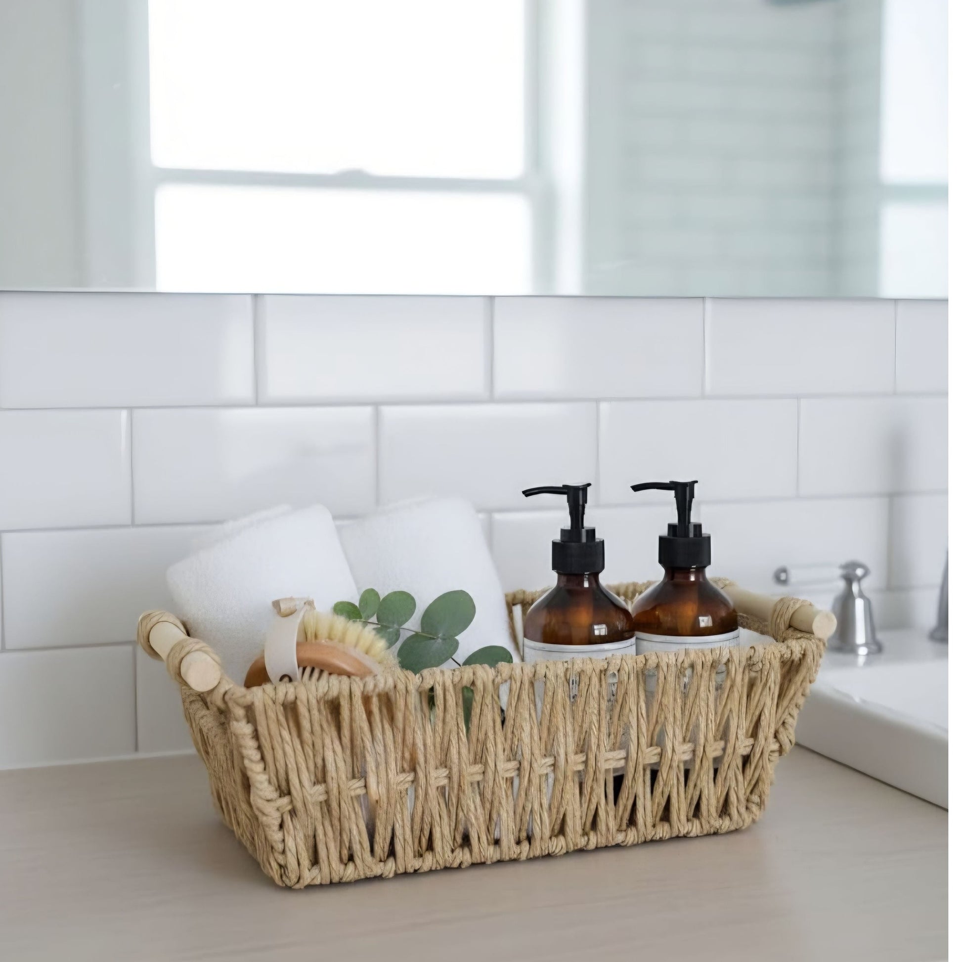 STORAGE RATTAN BASKET 30*16*10 cm