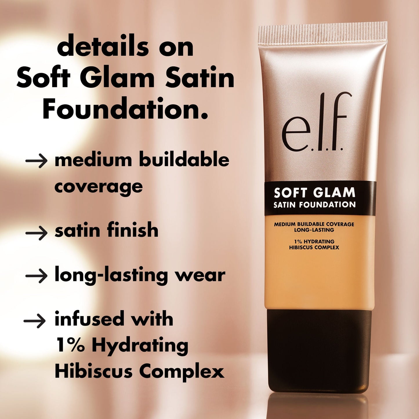 ELF Soft Glam Satin Foundation-23 LIGHT COOL