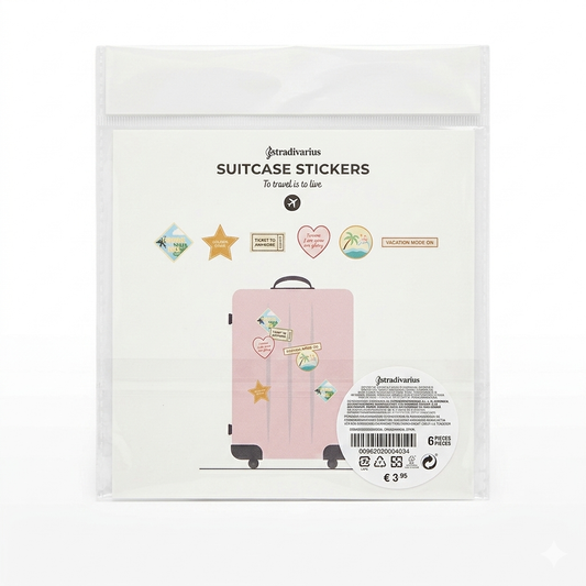 Stradivarius Suitcase Stickers|Stradivarius In Lebanon