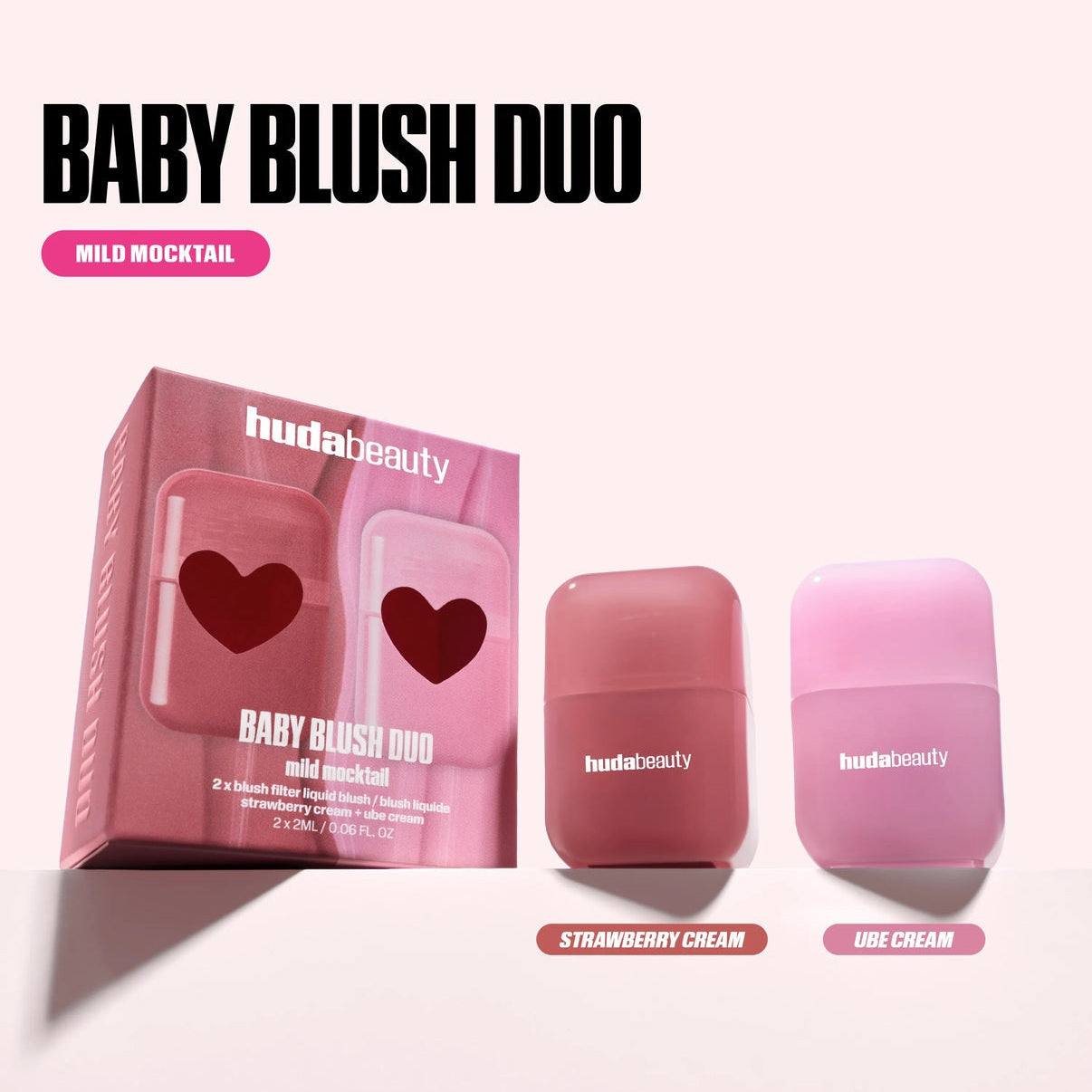 HUDA BEAUTY BABY BLUSH MILD MOCKTAIL DUO KIT