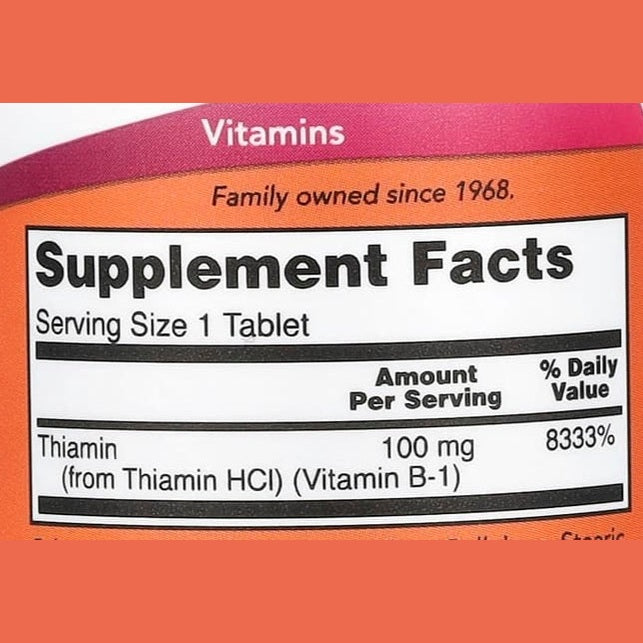 Vitamin B1 Now Thiamine