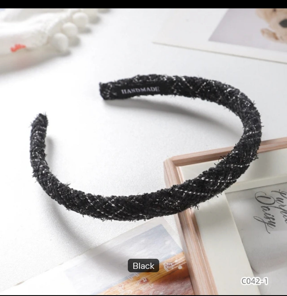 Female Top Band Hair Accessories Small Fragrance Fashion Hairclip for Sweet Girls High Face Pressure Hairband