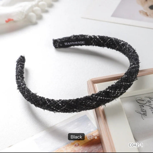 Female Top Band Hair Accessories Small Fragrance Fashion Hairclip for Sweet Girls High Face Pressure Hairband