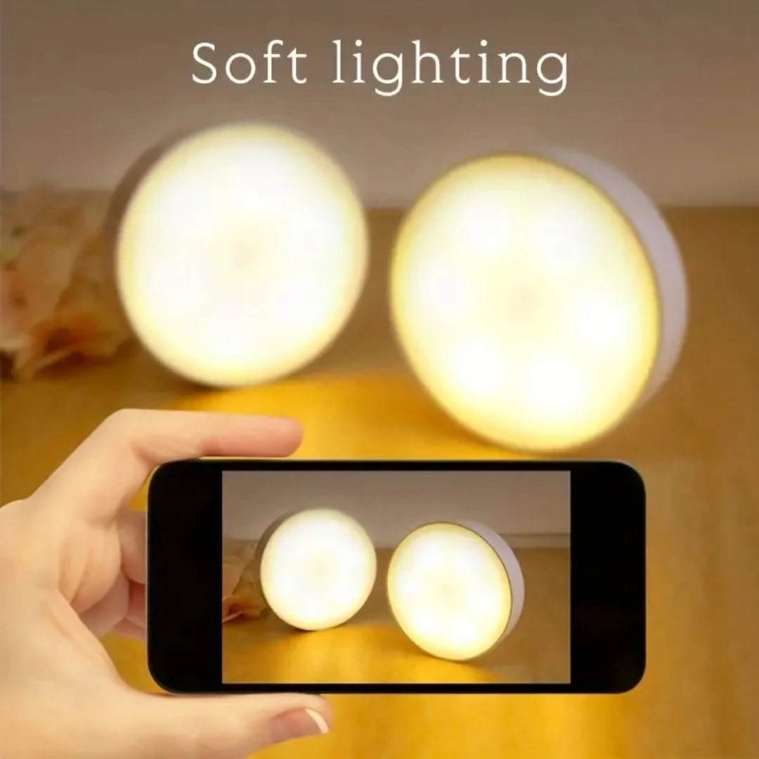 WHITE LAMP MOTION SENSOR RECHARGEABLE LIGHT