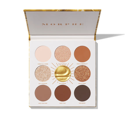 Morphe Rich & Foiled Artistry Palette- Gold Seeker
