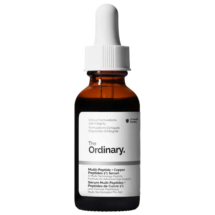 The Ordinary 
Multi-Peptide + Copper Peptides 1% for Wrinkles and Skin Elasticity-30ml