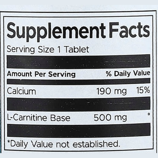 L Carnitine Swanson