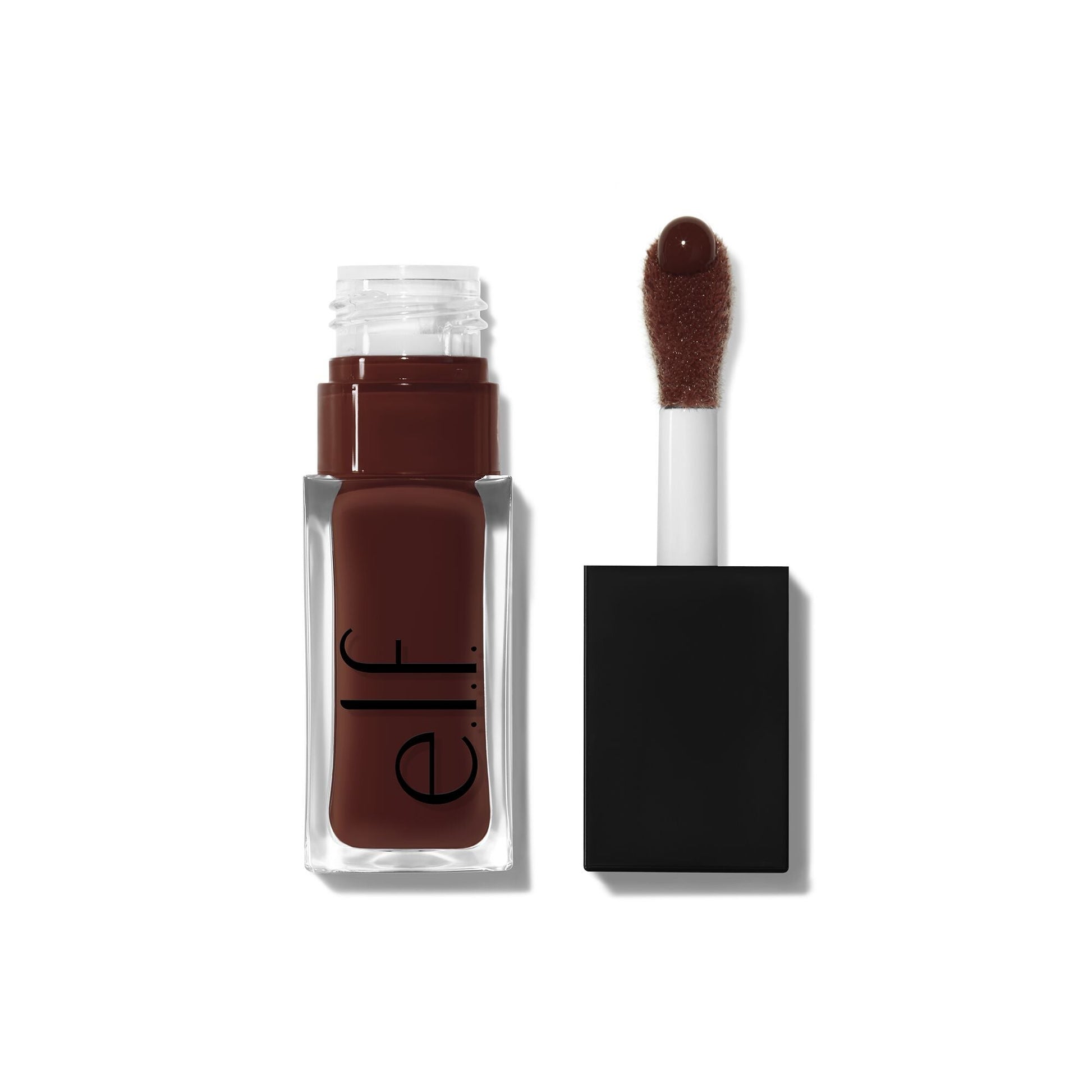 ELF Glow Reviver Lip Oil_ Hot as Fudge rich brown