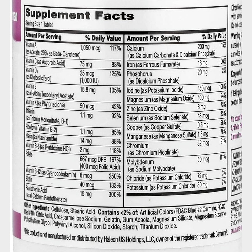 Multivitamins Women