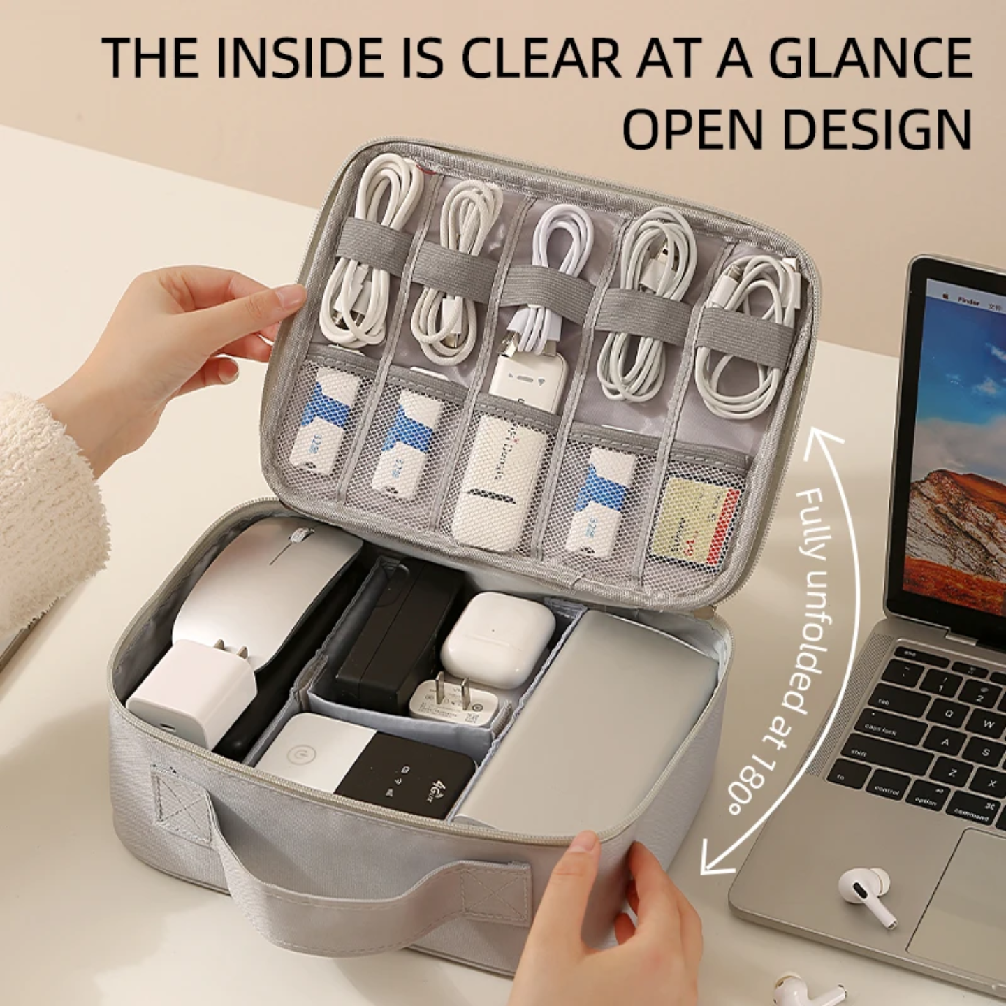 WATERPROOF ELECTRONIC STORAGE ORGANIZER BAG