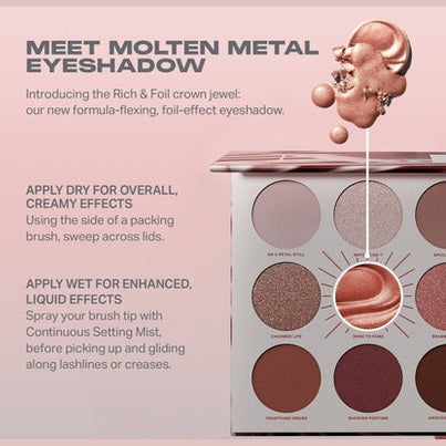 Morphe-Rich & Foiled Artistry Palette Rose to Fame