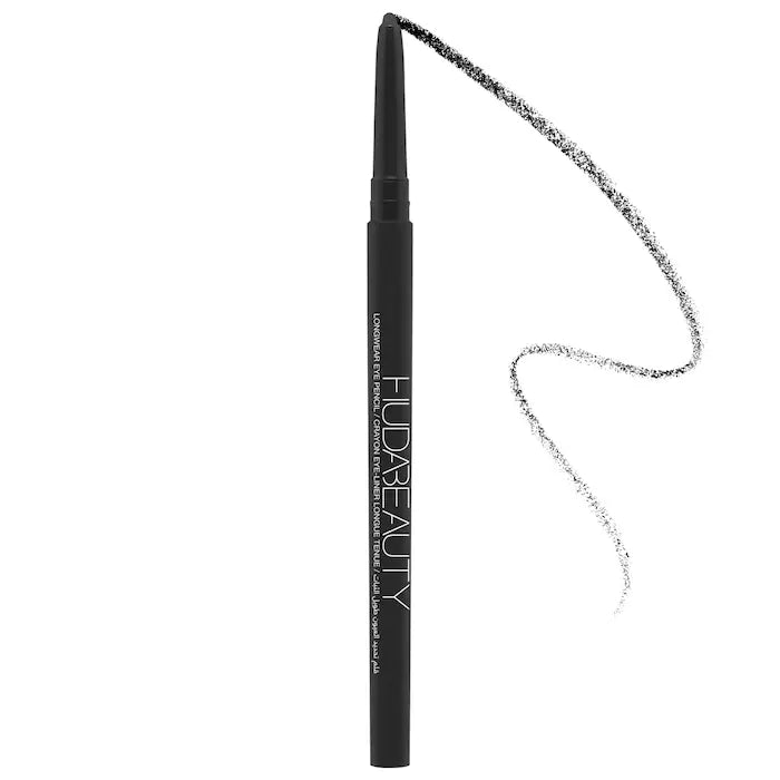 HUDA BEAUTY 
Creamy Kohl Longwear Eye Pencil.                           Color: Very Vanta - extreme black