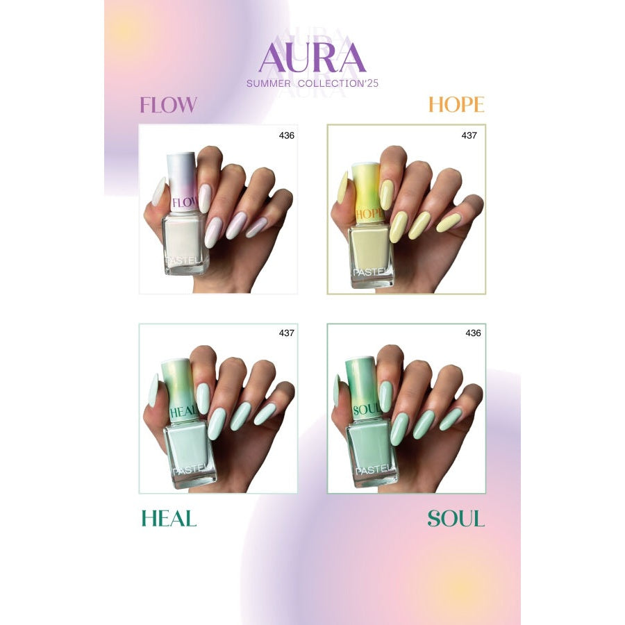 Pastel Aura Nail Polish Collection Set Box Summer 2025