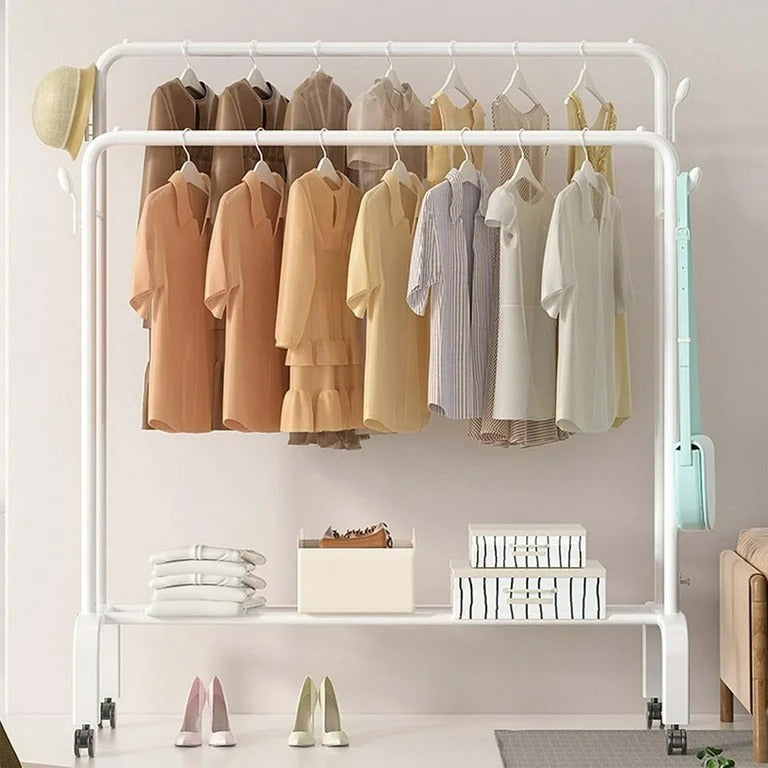 Double Pole Cloth Rack X977