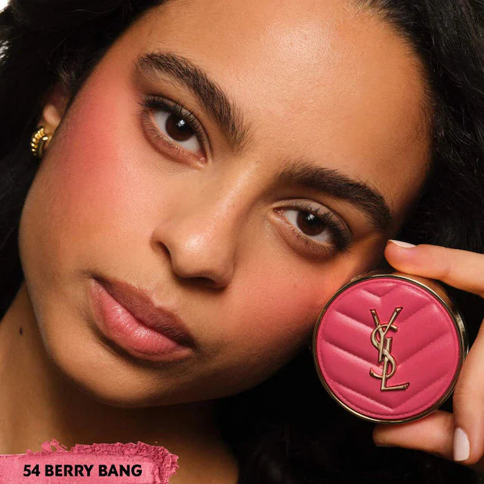 Yves Saint Laurent 
Make Me Blush 24H Buildable Powder Blush Color: 54 Berry Bang - pink raspberry matte