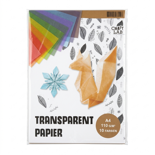 Craft Lab Transparent Papier set Of 10 Sheets|Craft Lab In Lebanon