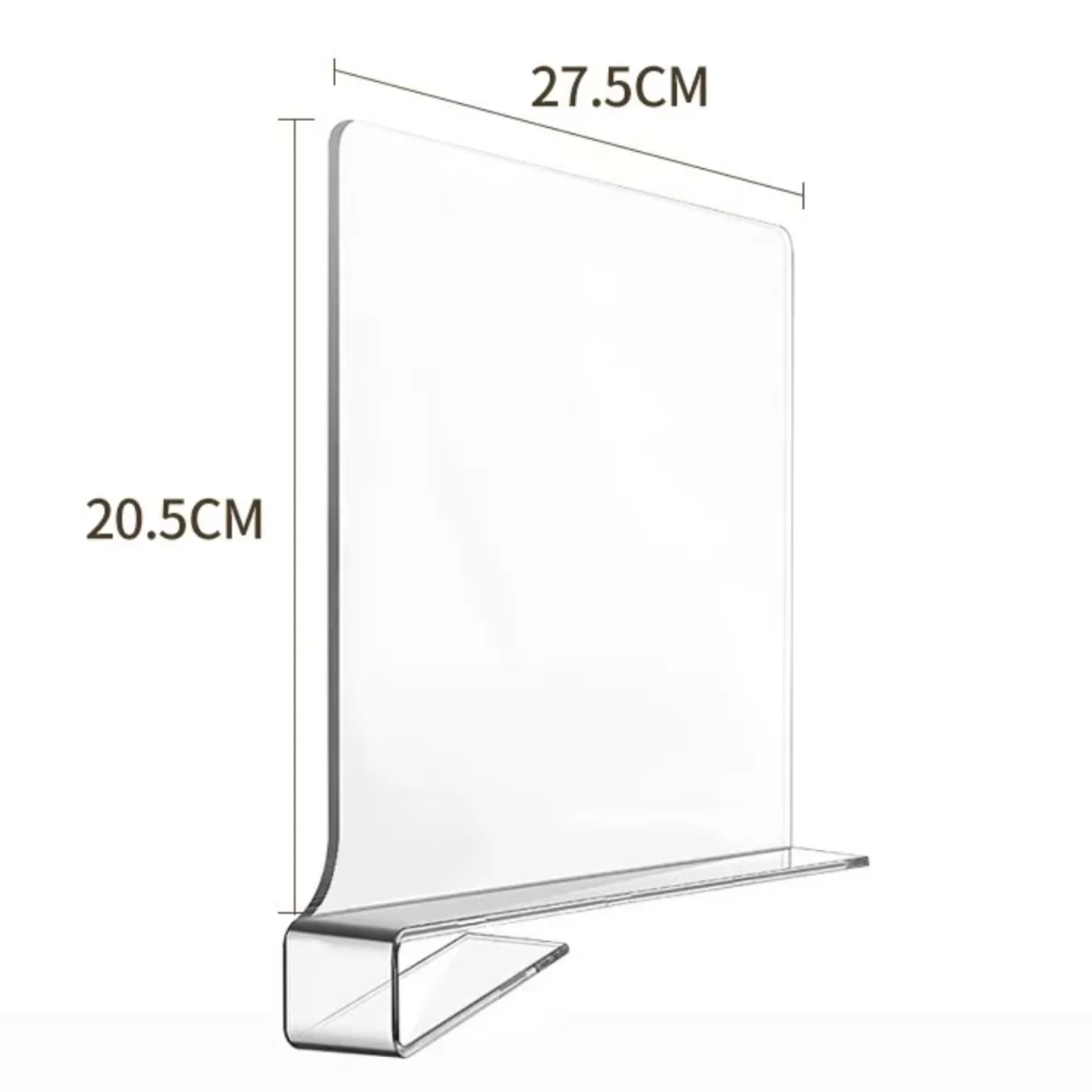 ACRYLIC CLOSET SHELVES DIVIDER 1 pc