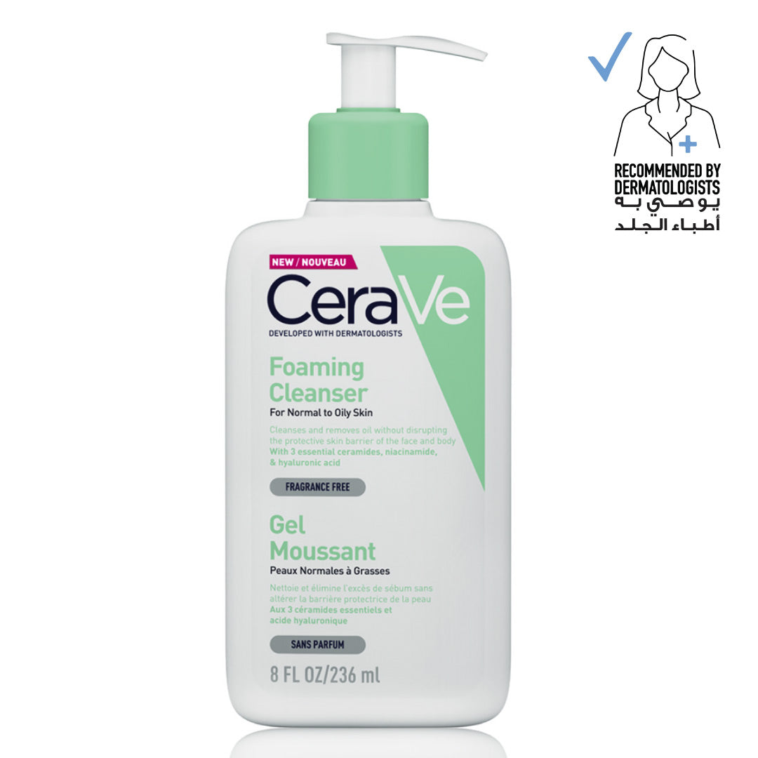 Cerave Foaming Facial Cleanser For Normal to Oily Skin