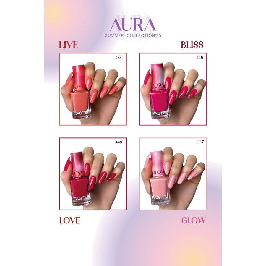 Pastel Aura Nail Polish Collection Set Box Summer 2025