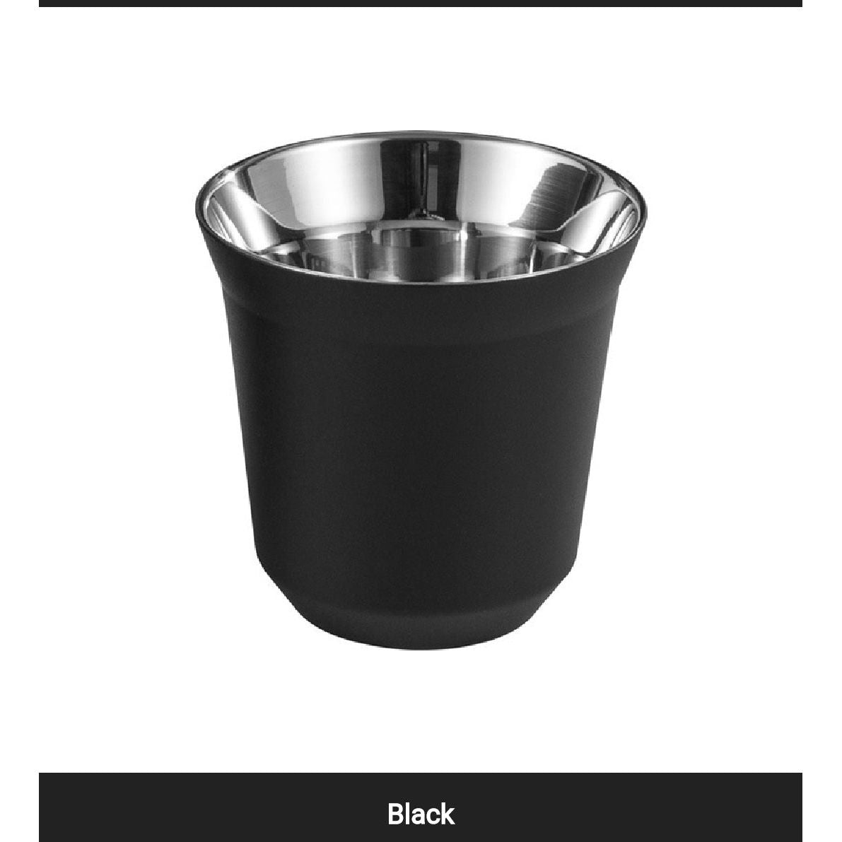 DOUBLE WALL INSULATED STAINLESS STEEL 160 ML ESPRESSO CUP