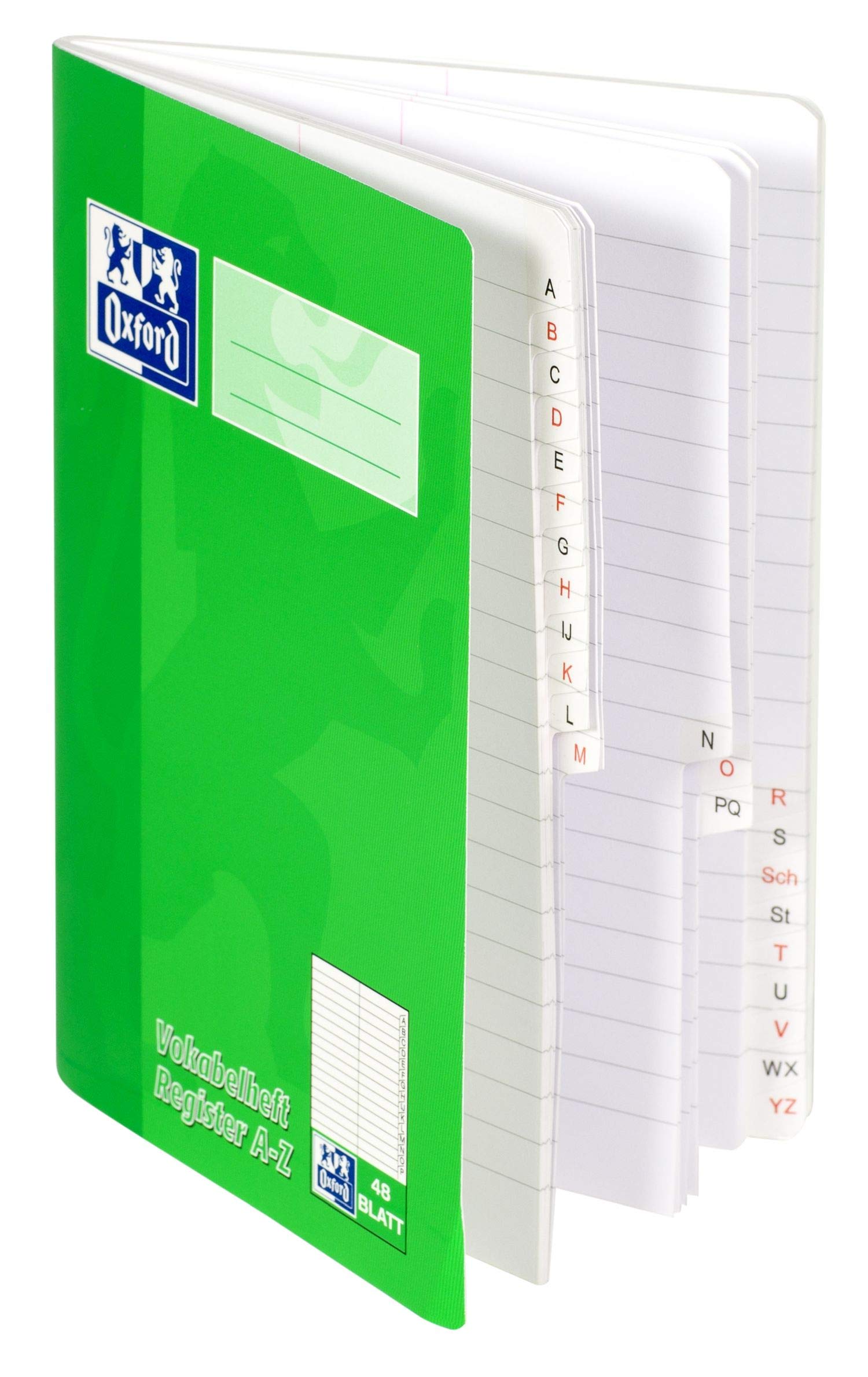 Oxford Green 48 Pages Lined A5 Vocabulary Copybook | Oxford In Lebanon