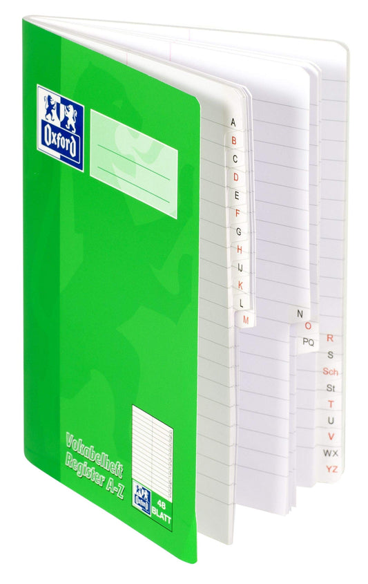 Oxford Green 48 Pages Lined A5 Vocabulary Copybook | Oxford In Lebanon