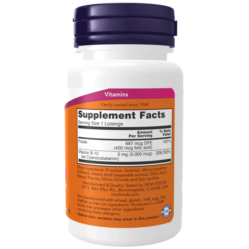 Vitamin B12 5,000 Mcg Now