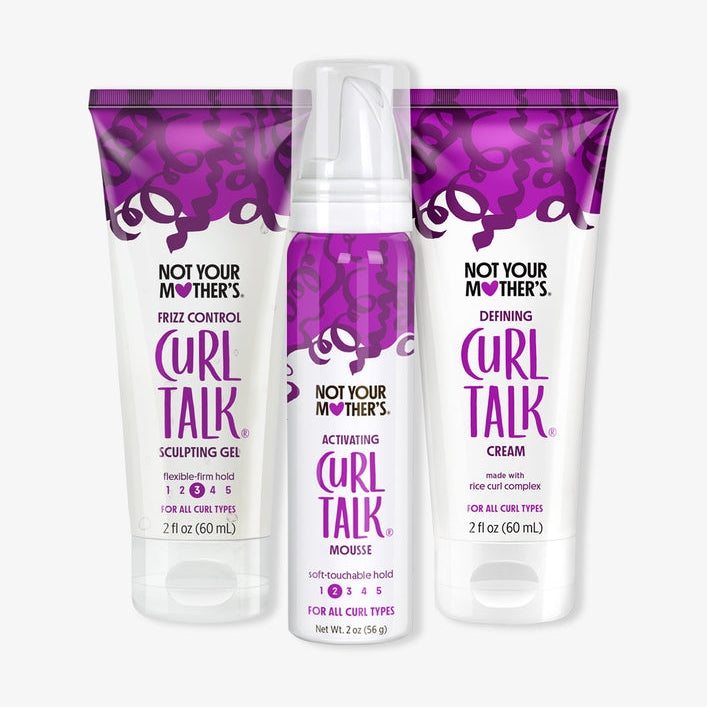 NOT YOUR MOTHER'S CURLS Curl Talk
Mini Styling Set