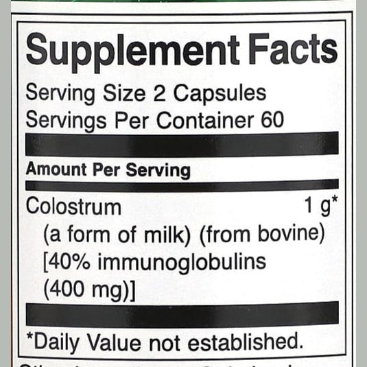 Colostrum swanson