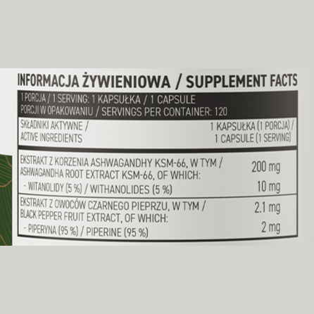 KSM Ashwagandha 120 Servings