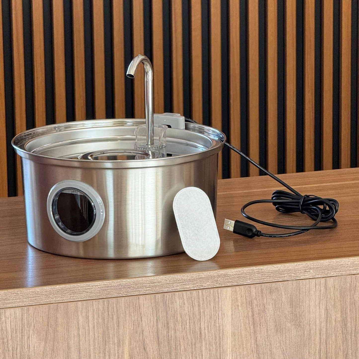 Stainless steel water fountain 3.2 L