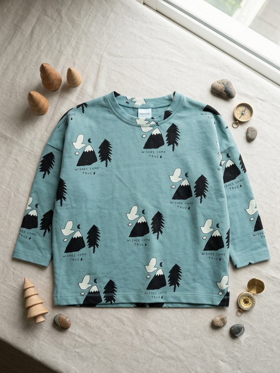 Zara Boy's Green Long Sleeve Blouse | Zara In Lebanon
