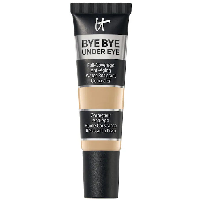 IT Cosmetics 
Bye Bye Under Eye Anti-Aging Full Coverage Concealer with Hyaluronic AcidColor: 21.5 Medium Nude - for neutral undertones
Size 0.4 oz/12 ml