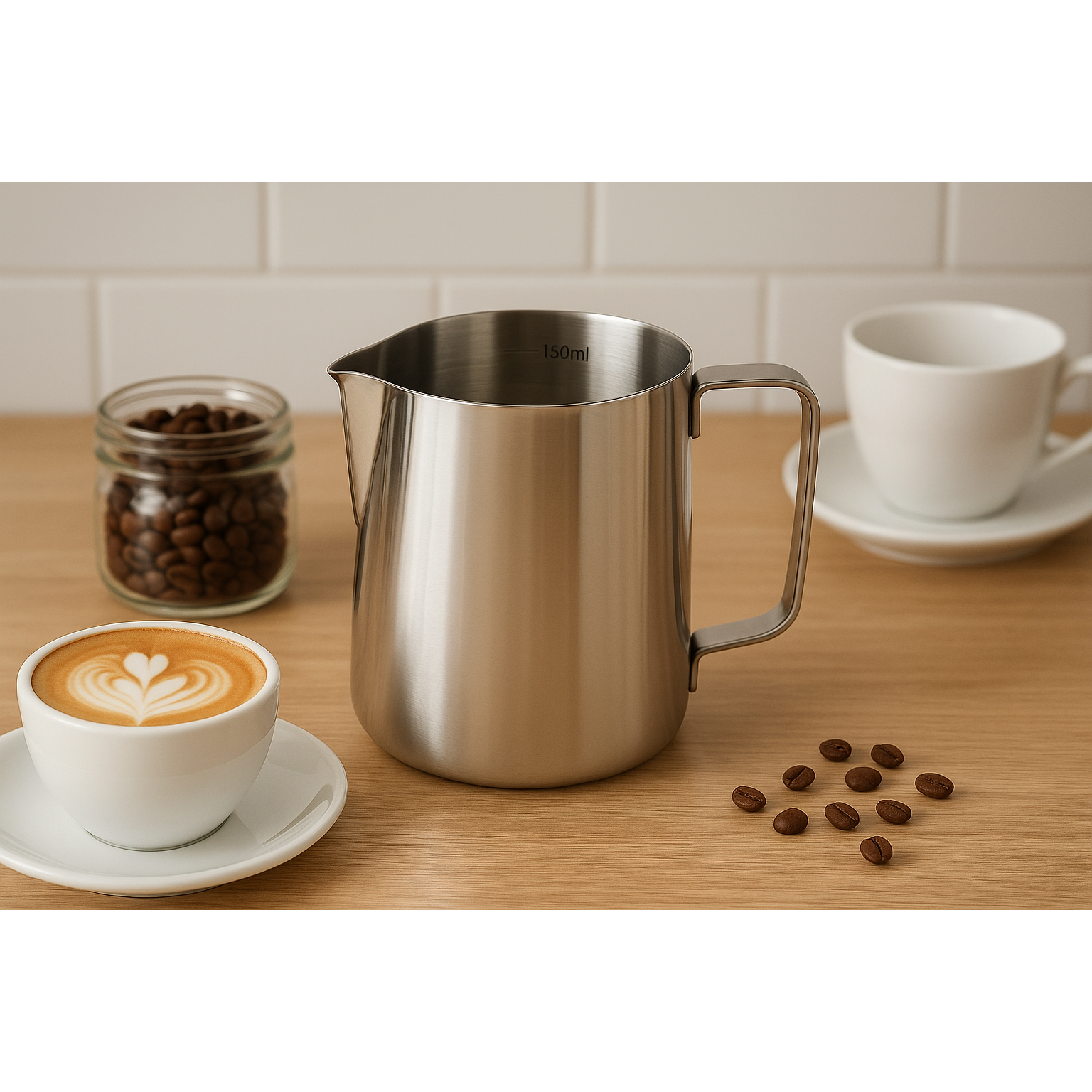 STAINLESS STEEL MILK PITCHER 600 ML