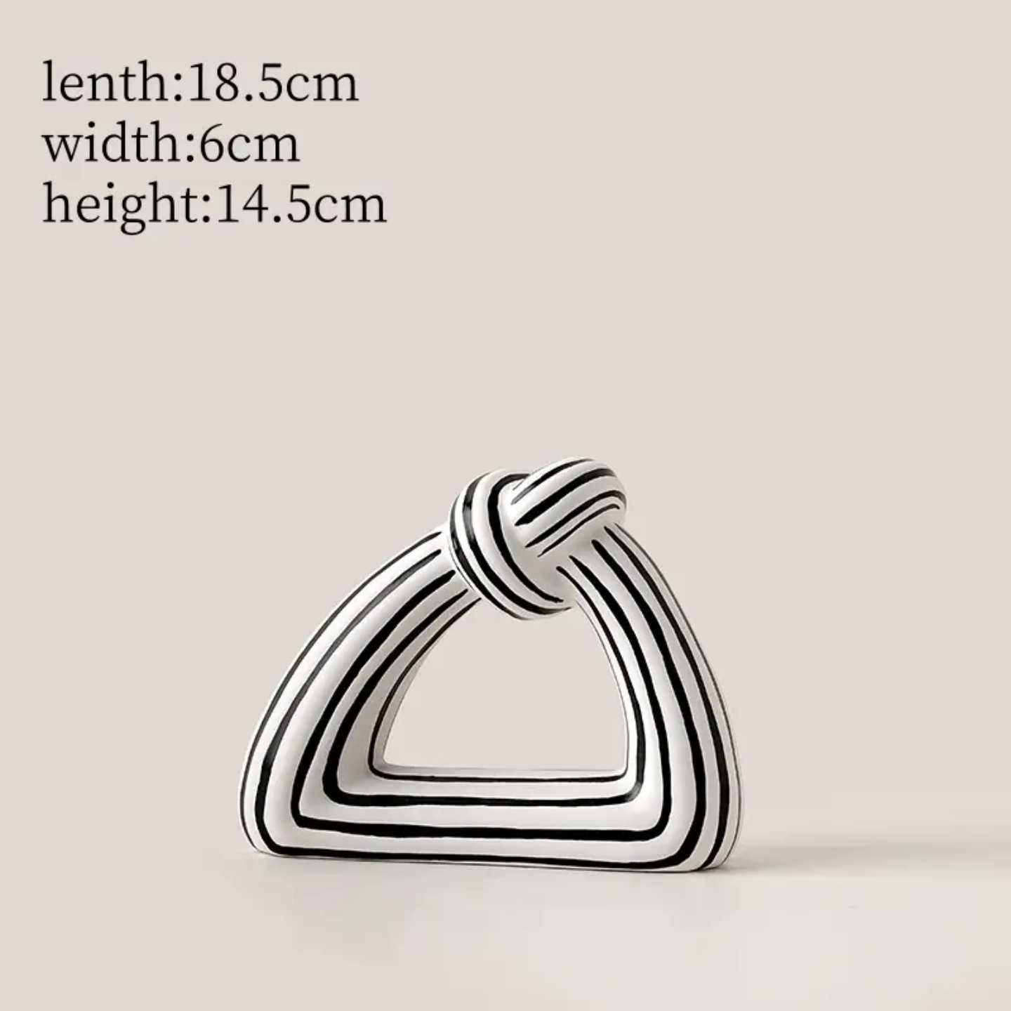 STRIPED KNOT ORNAMENT