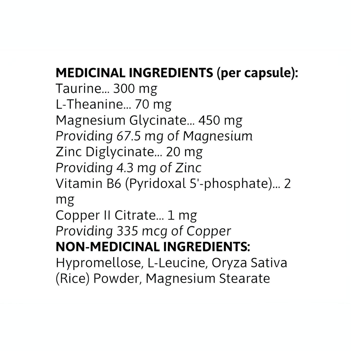 Magnesium glycinate+ Zinc glycinate XPN