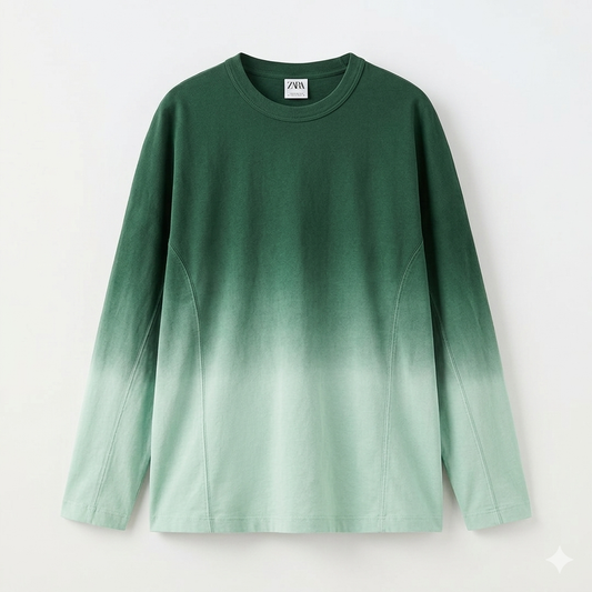 Zara Boy's Green Ombre Long Sleeve Blouse|Zara in Lebanon