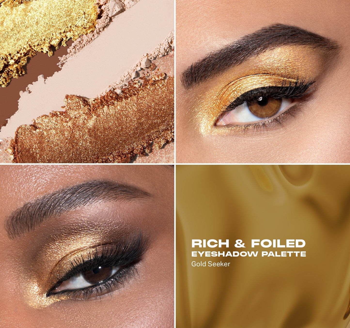 Morphe Rich & Foiled Artistry Palette- Gold Seeker