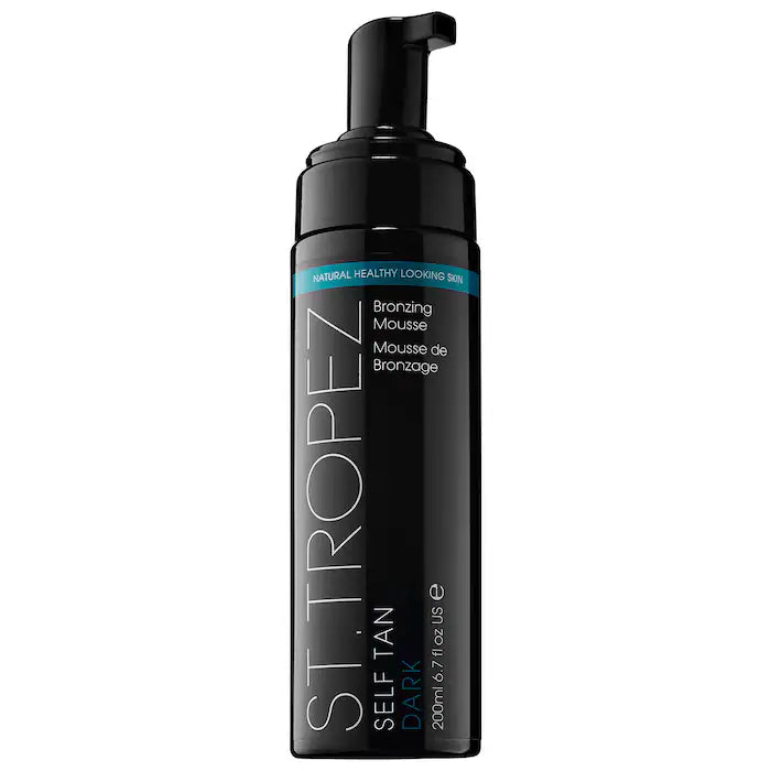 St. Tropez 
Self Tan Dark Bronzing Mousse. Size: 6.7 oz/ 198 mL