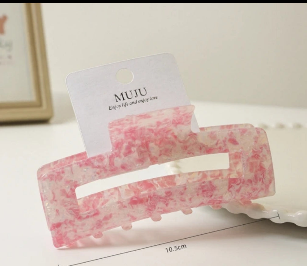 MUJU Fashion Acrylic Hair Claw Claws for Women High Quality Wedding Hair Clips Factory